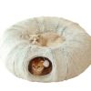 Cat Tunnel Bed with Central Mat, Big Tube Playground Toys