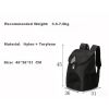 Portable Foldable Mesh Pet Carrier Dog Backpack Breathable Bag Dog Cat Large Capacity Outdoor Travel Carrier Double Shoulder Bag